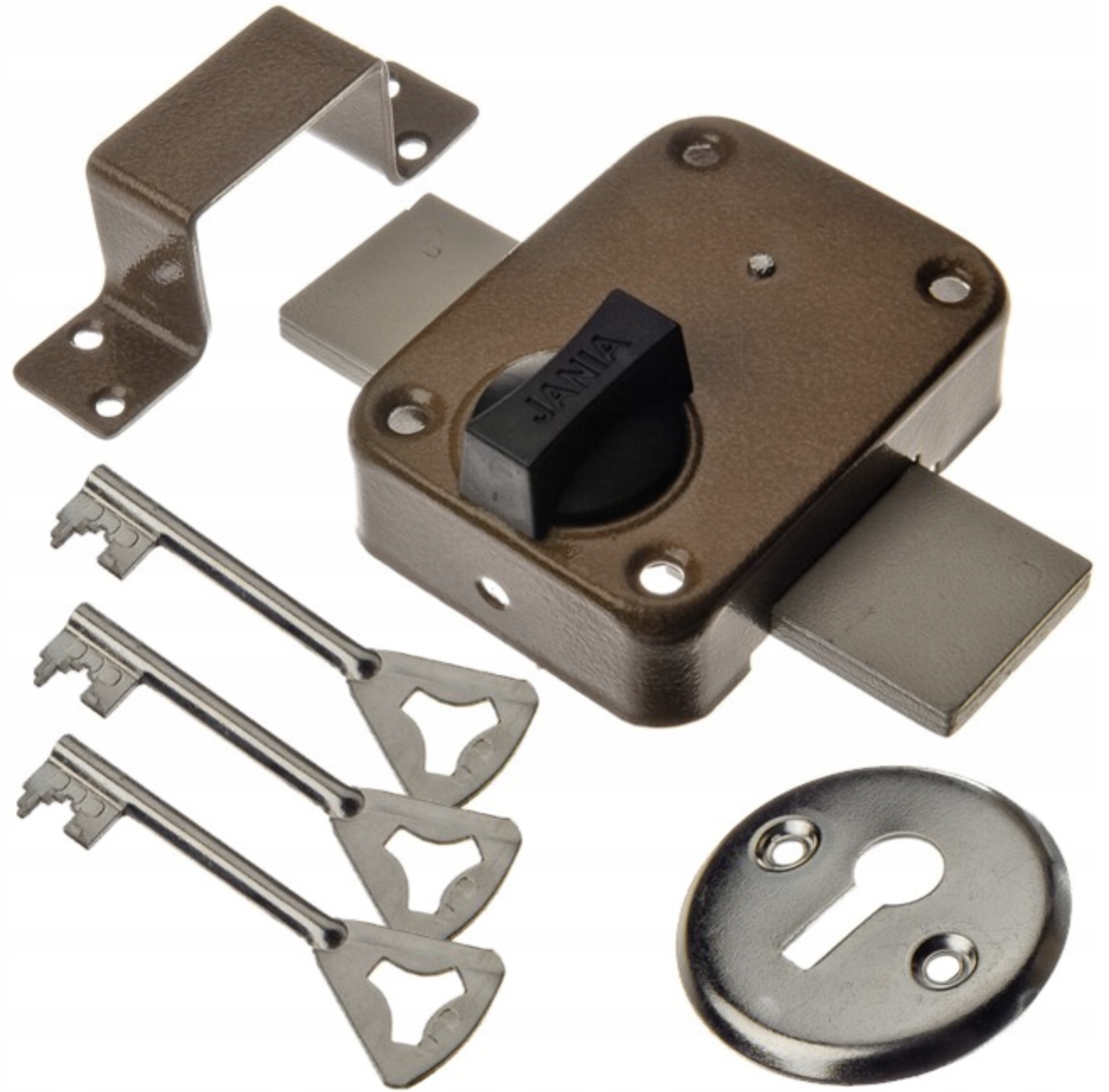 ZAMEK NAWIERZCHNIOWY ZASUWA GARAŻOWA TYTAN T-3