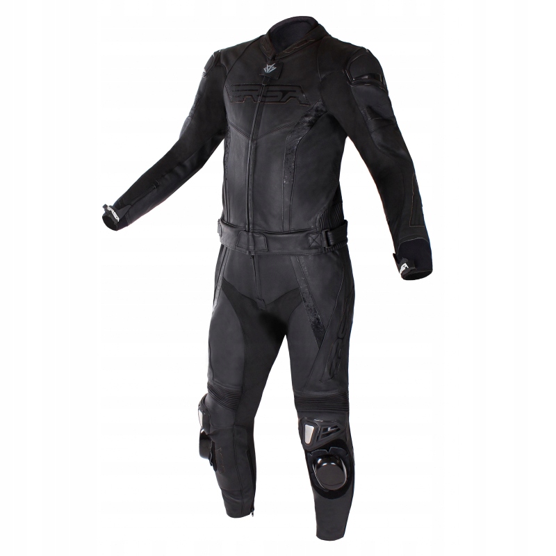 Czarny kombinezon motocyklowy RSA Imola 2 Rozmiar: 54