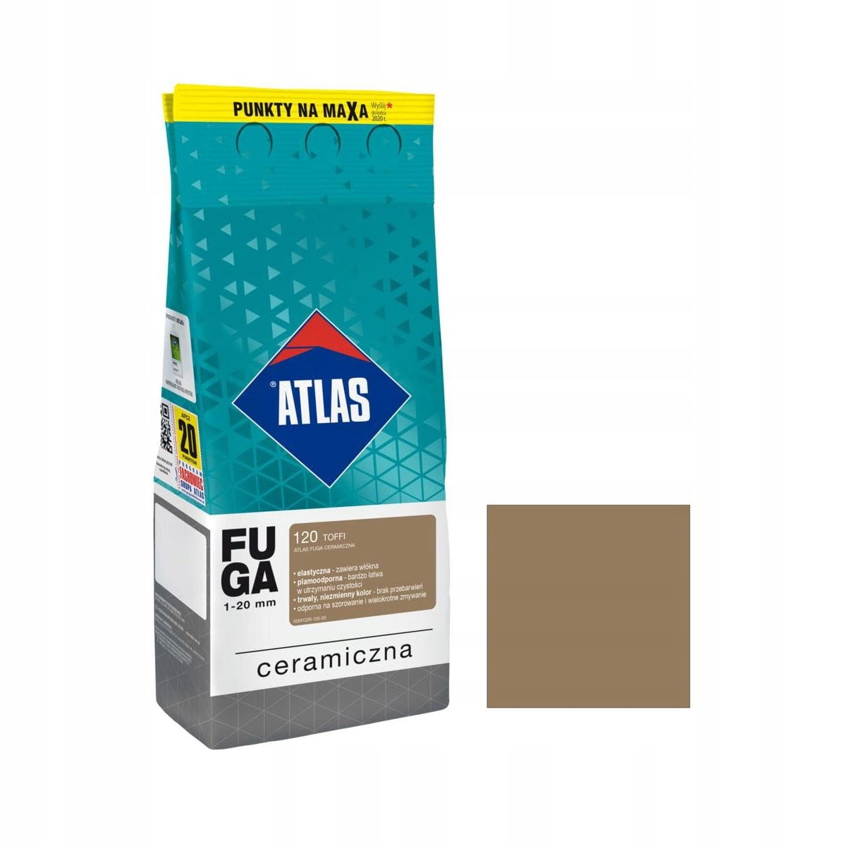 Fuga ceramiczna 120 toffi 2 kg ATLAS