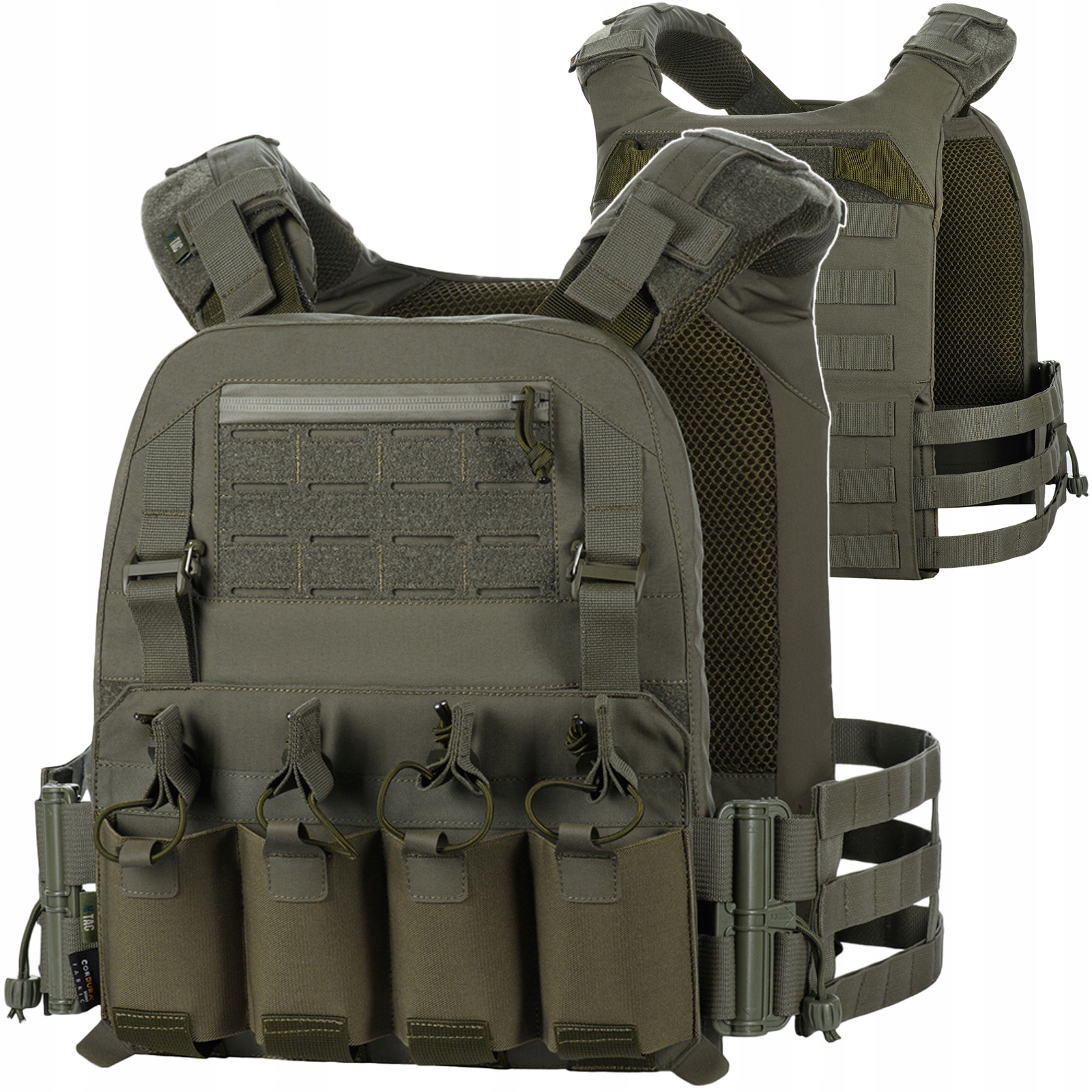 Taktická vesta Plate Carrier Cuirass Elite XL M-Tac Molle Ranger Green