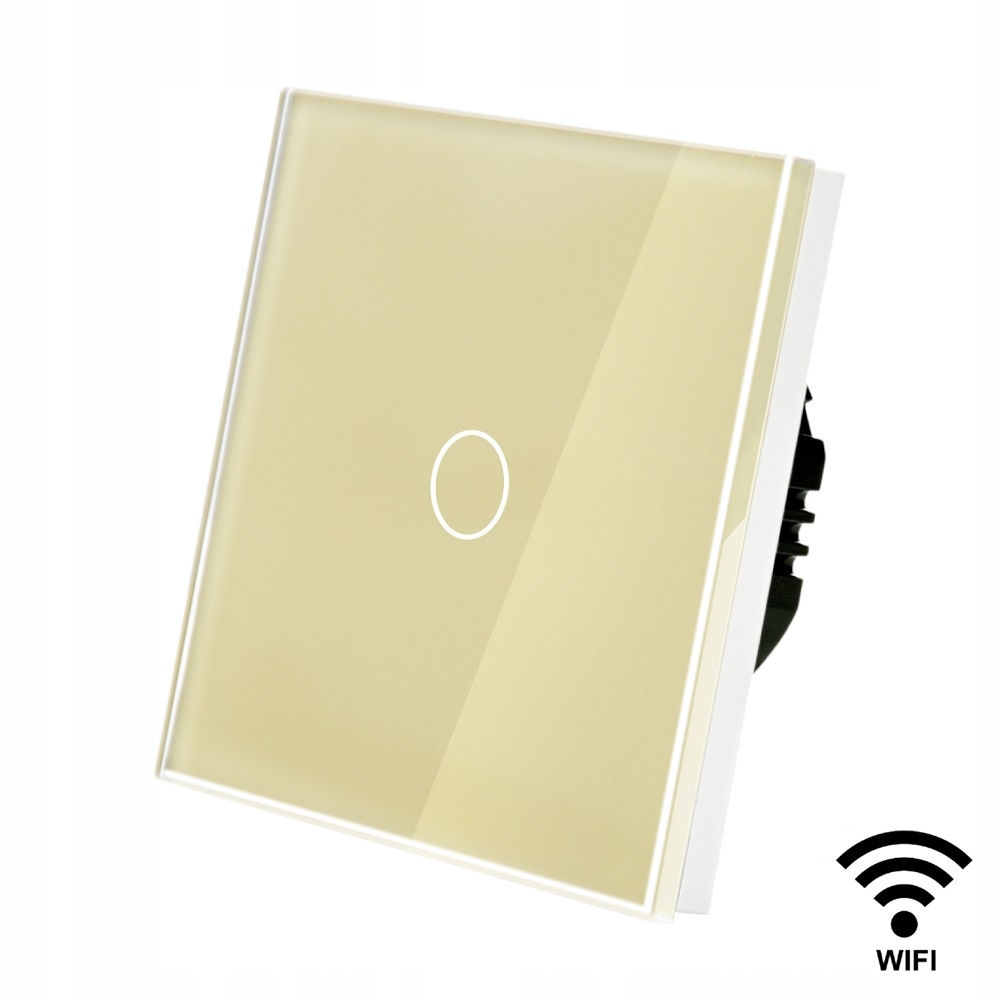 

Dotykowy Włącznik Światła Pojedynczy Szklany WiFi