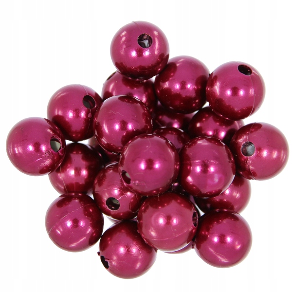 Korálky perly perličky akrylová perla 14mm 500g