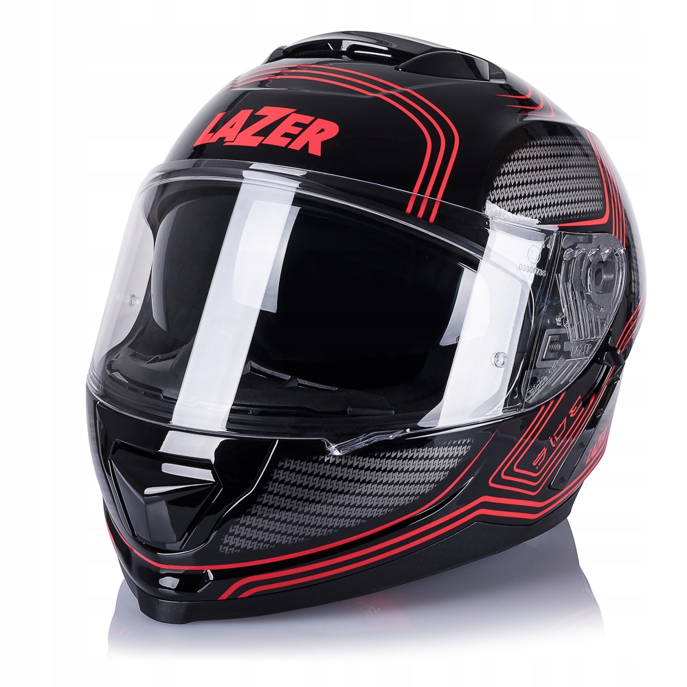 KASK MOTOCYKLOWY LAZER RAFALE DARKSIDE BLENDA XL Obwód głowy 61-62 cm