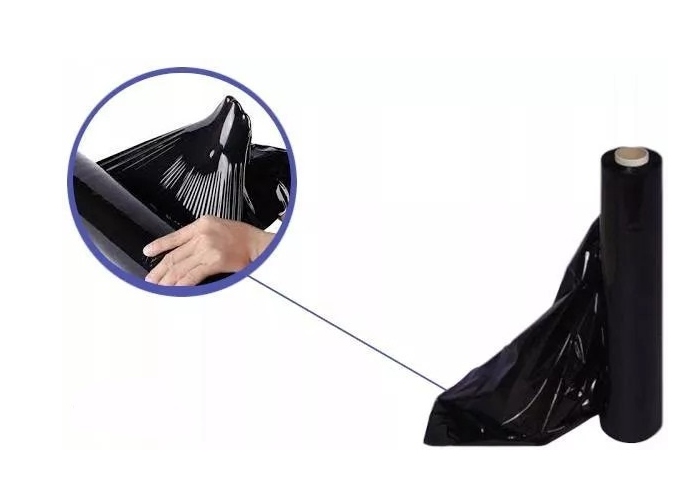 CZARNA FOLIA STRETCH 1,5kg MAX FOLII / LEKKA GLIZA Marka inny