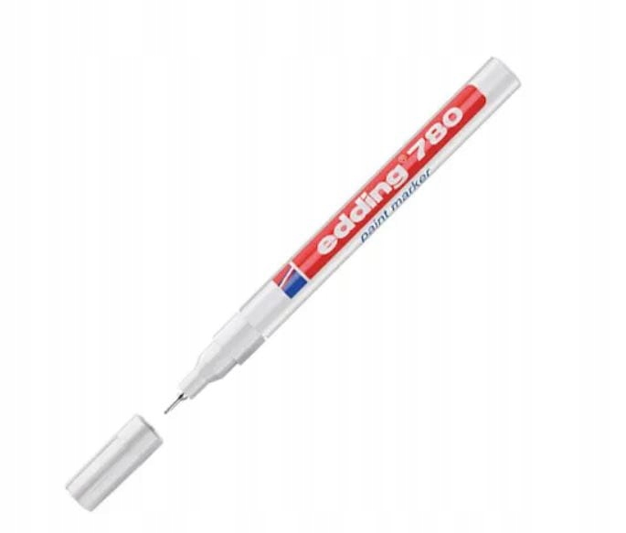 Marker olejowy 0,8 mm EDDING 780 biały