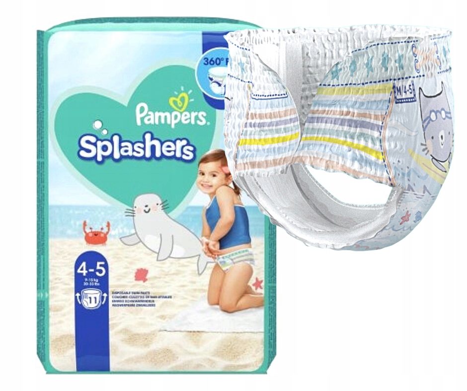 ПЕЛЕНКИ, ?????????? ??? ПЛАВАНИЯ PAMPERS R4-5 11??.