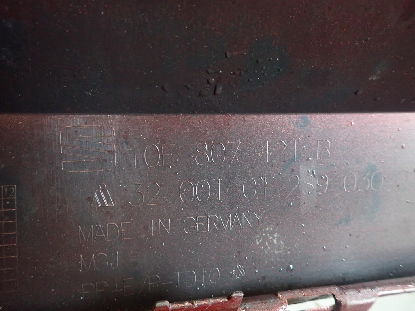 bumper rear part rear SEAT CUPRA BORN 2021- 10E807421R