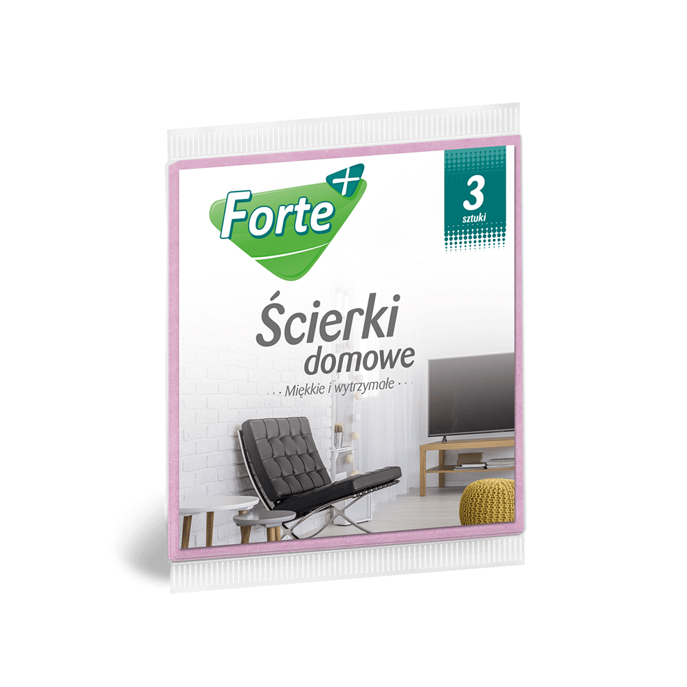 

ścierki domowe 3szt Forte+ kuchni łazienki chłonne