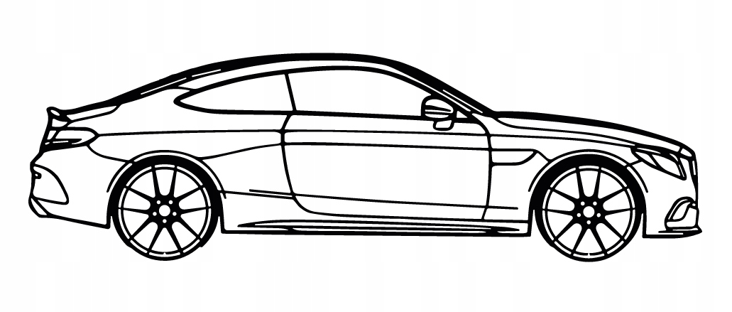 nástěnná dekorace Obraz Auto Mercedes C300 Coupe