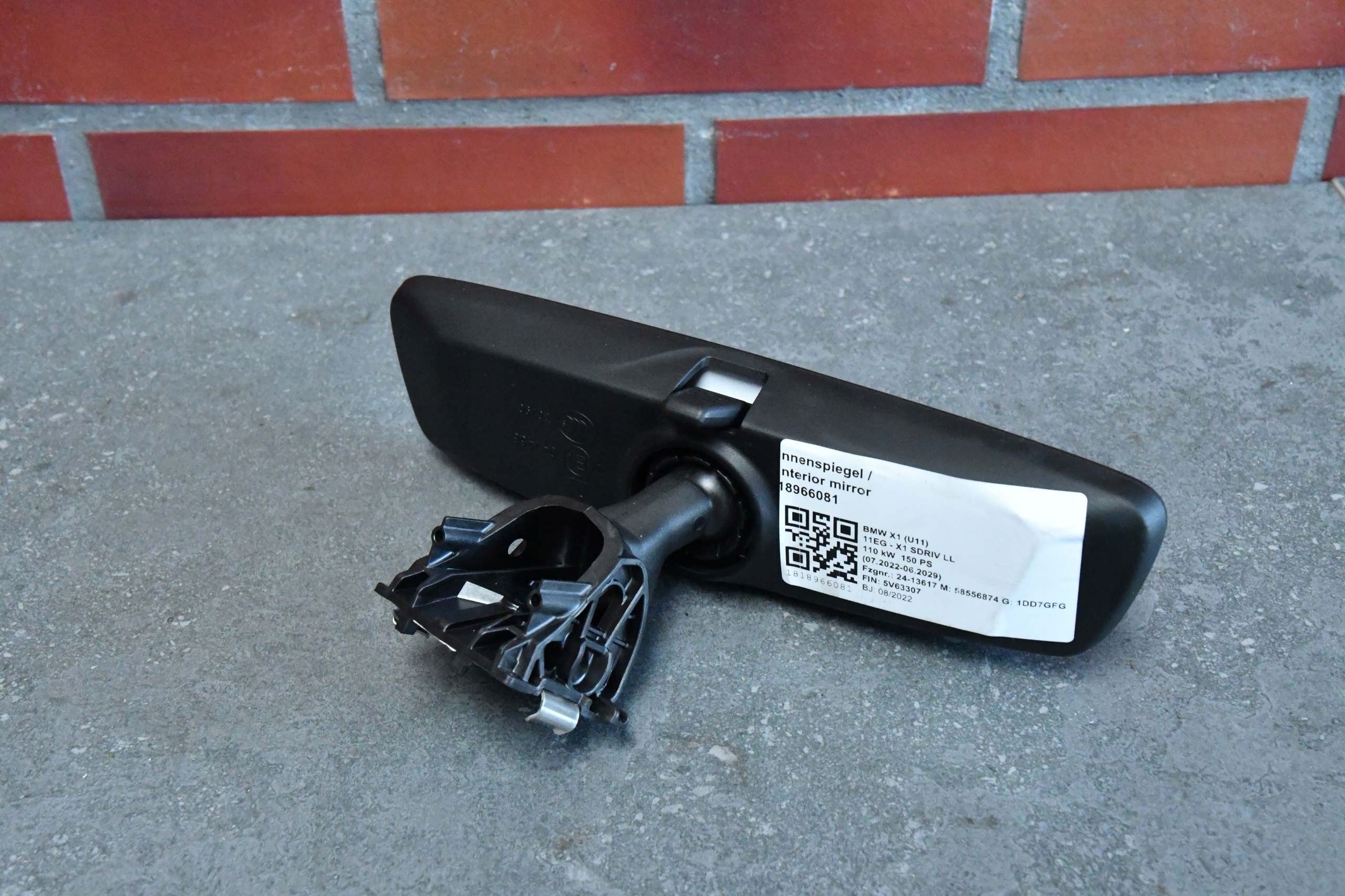 mirror inner reversely BMW X1 U11 9471733