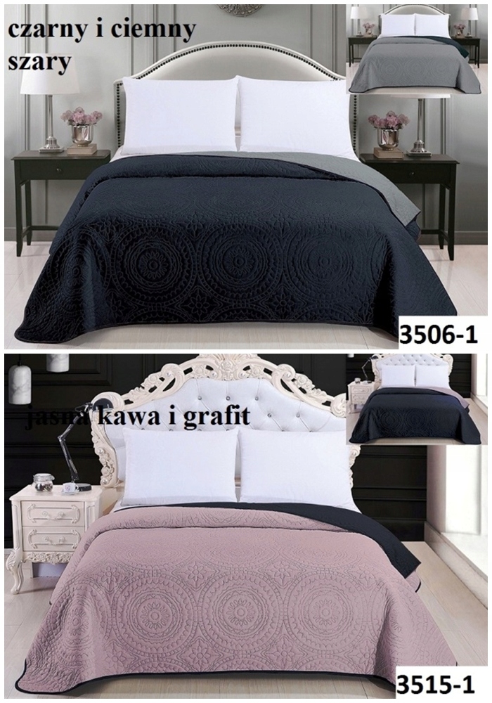 NARZUTA 220x240 na łóżko narzuty dwustronna kapa Szerokość produktu 240 cm