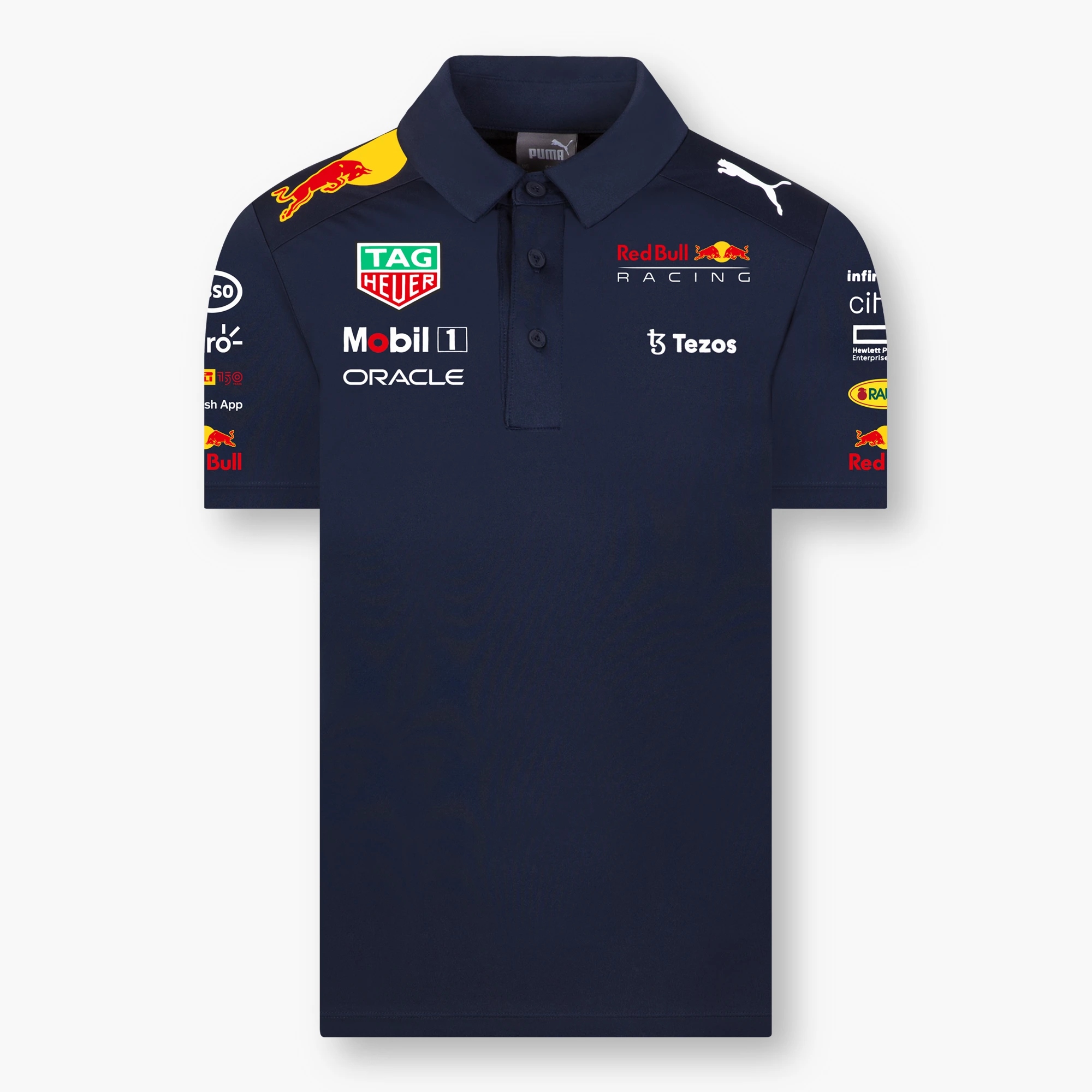 Red Bull T-Shirt Polo Męski Racing Official Teamline 2022 S