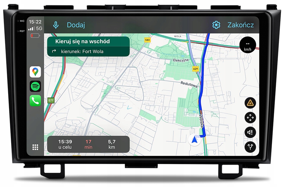 Honda Cr-v 2006-2012 Rádio Navigace Android TS20 12GB/256GB 2K Qled