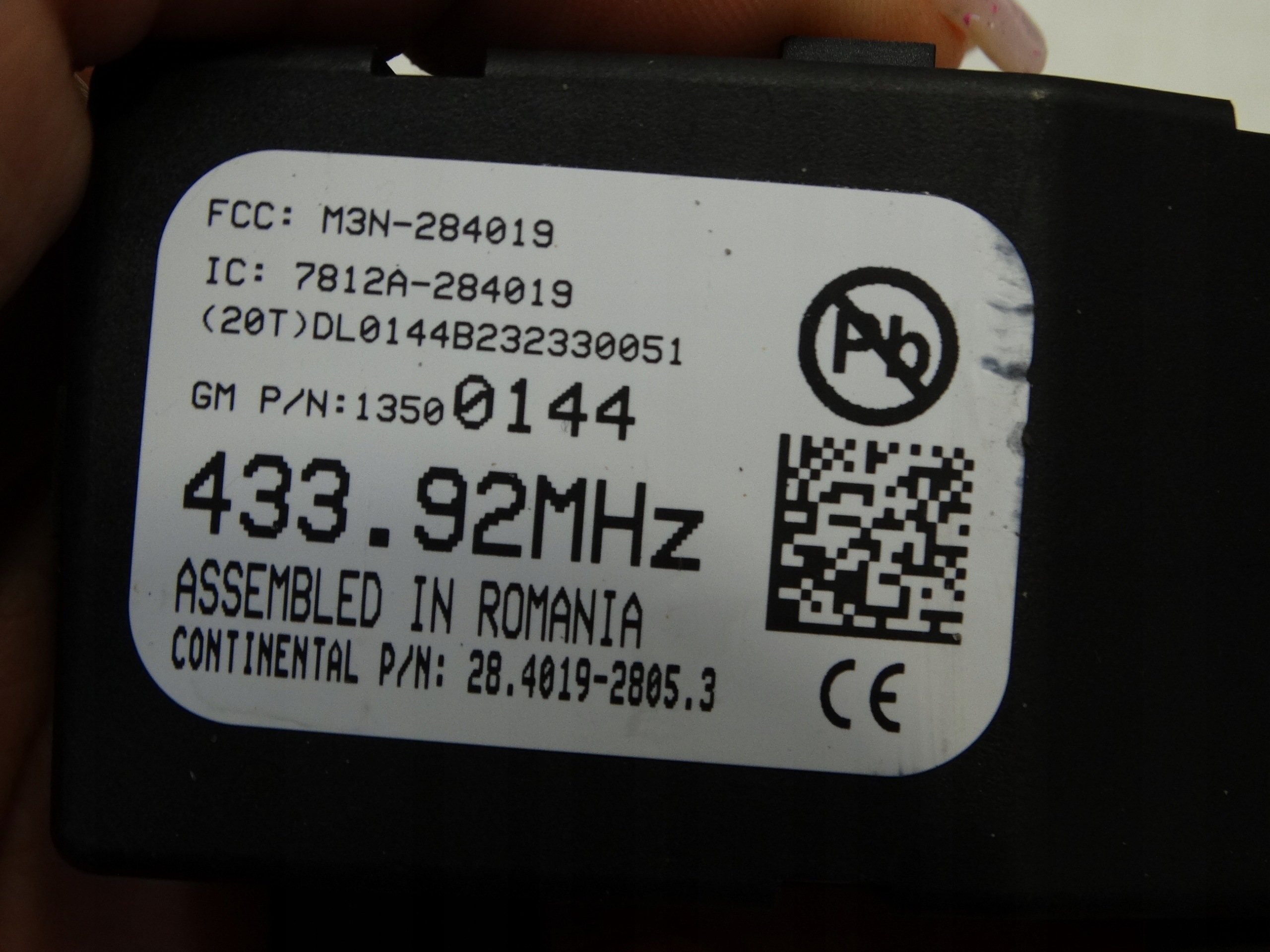 module ANTENY amplifier OPEL ASTRA J IV CORSA E ZAFIRA C GM 13500144