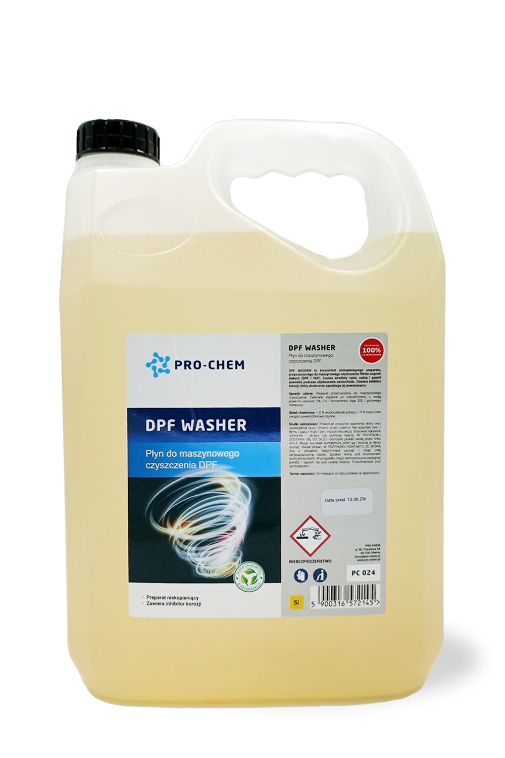 Płyn do maszynowego czyszczenia filtrów DPF PRO-CHEM DPF WASHER 5 L