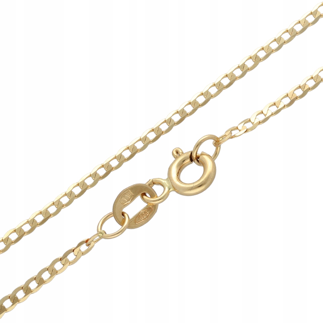 Zlatý řetízek pancíř 45 cm 585