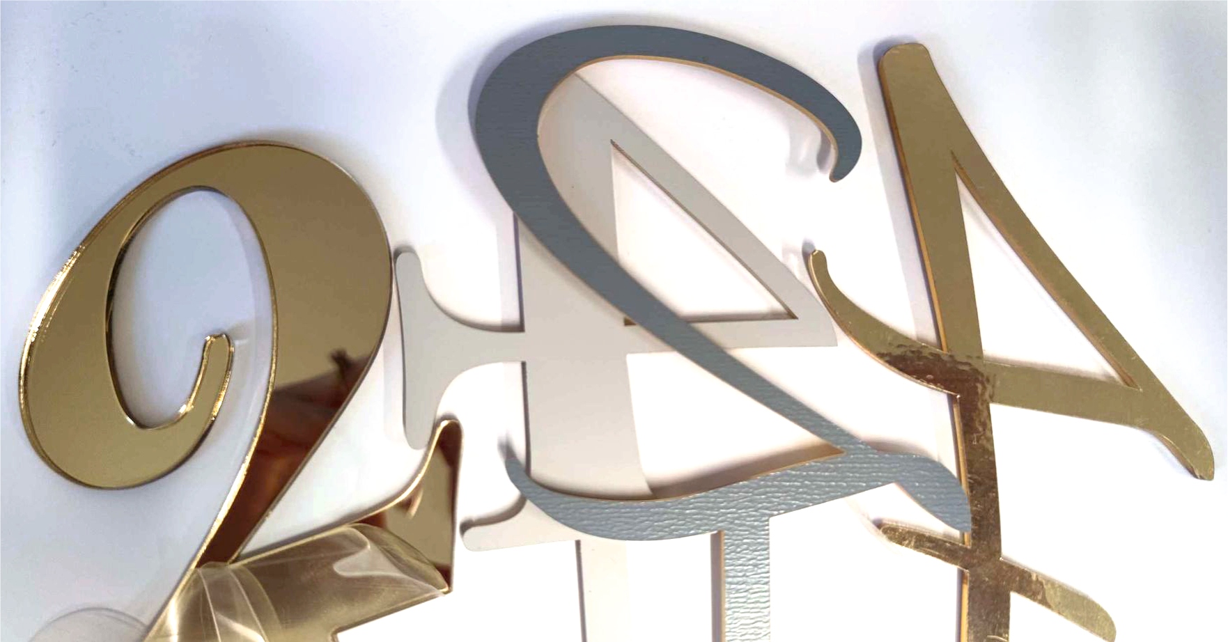 FOLIA Z TYŁU NUMERÓW ZŁOTA SREBRNA