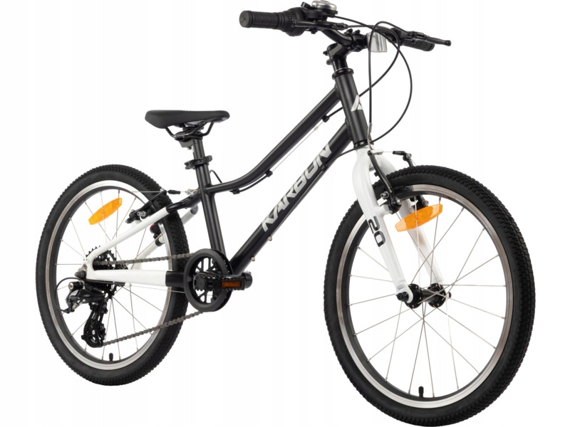 Rower dziecięcy Karbon Superlight 20 cali dla chłopca Czarny