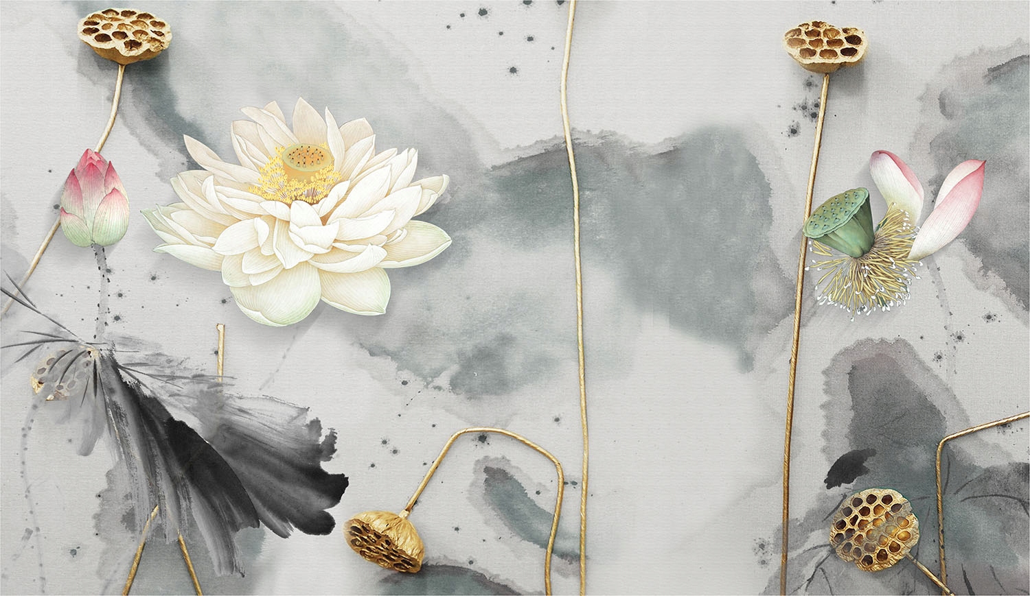 SZKLANA DESKA DO KROJENIA 52x30 KWIATY SZKŁO HARTOWANE Marka TMK ArtDeko