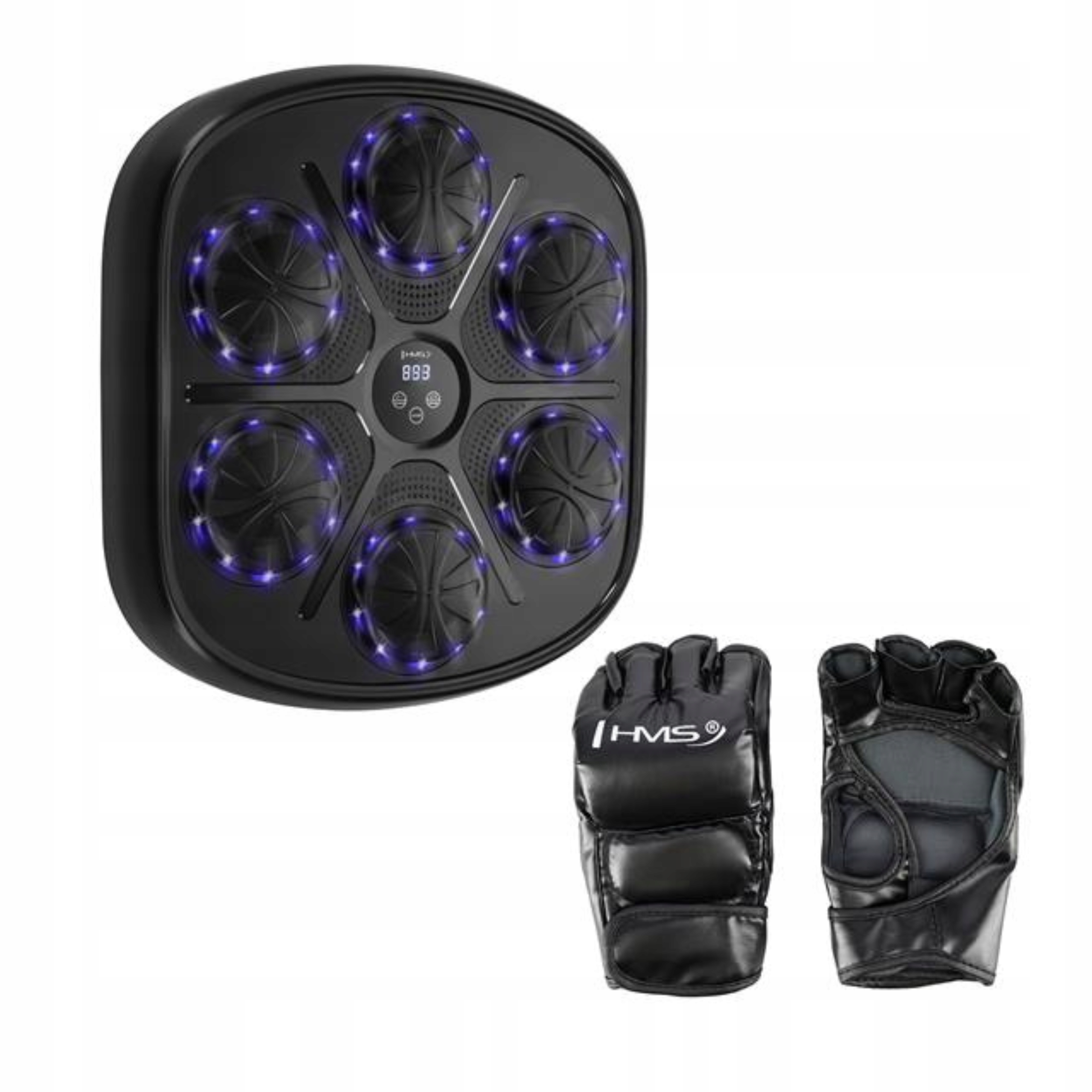 Elektroniczna Tarcza Bokserska Bluetooth Na Ścianę Z Głośnikiem Rękawice