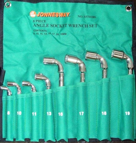 Jonnesway Sada 8 Priechodných Nástrčných Kľúčov 8 – 19 MM