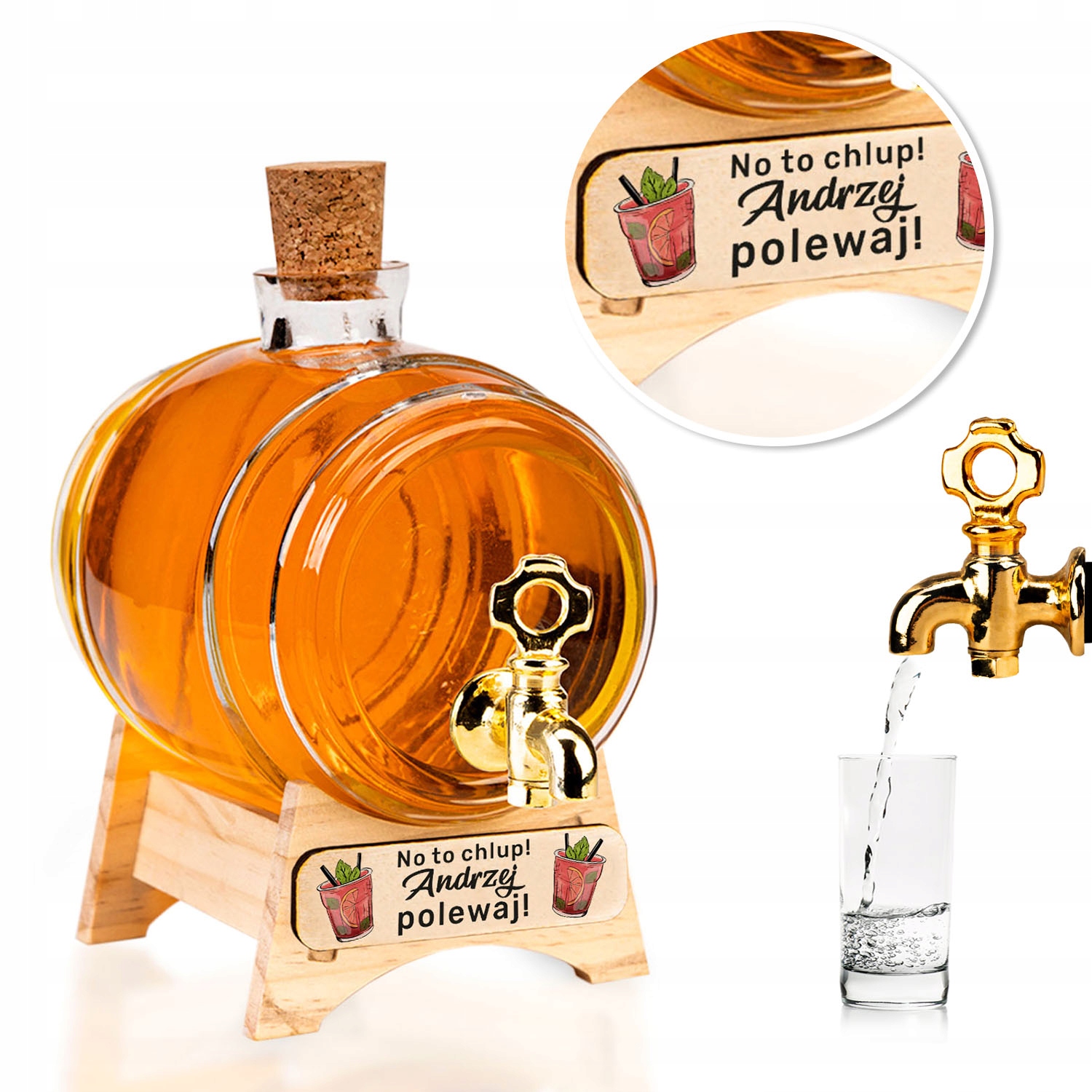 Sud Antálek 1L Na Alkohol Likéry Bimber Uv Štítek S Personalizací