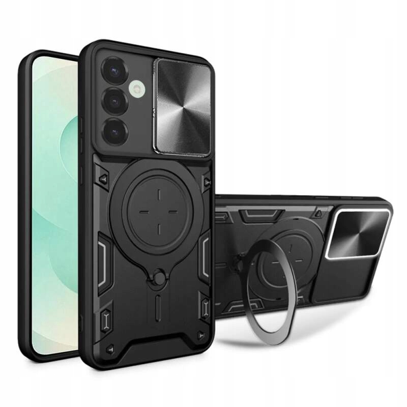 Techsuit CamGuard Pro etui na Samsung Galaxy S25 – czarne