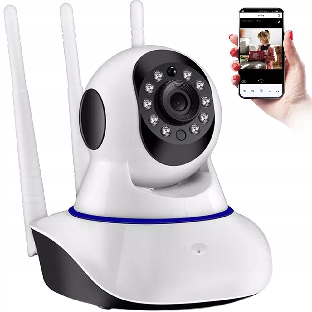 РАДИОНЯНЯ КАМЕРА WIFI ПОВОРОТНАЯ IP HD