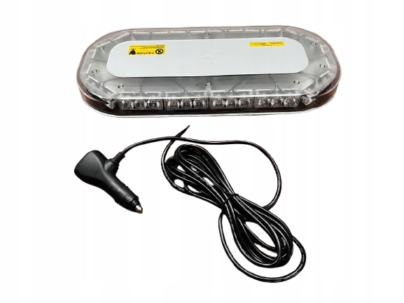 Výstražný nosník 42 Led Kohout Ufo 12/24V 15 režimů 3,3 m Kabel IP67