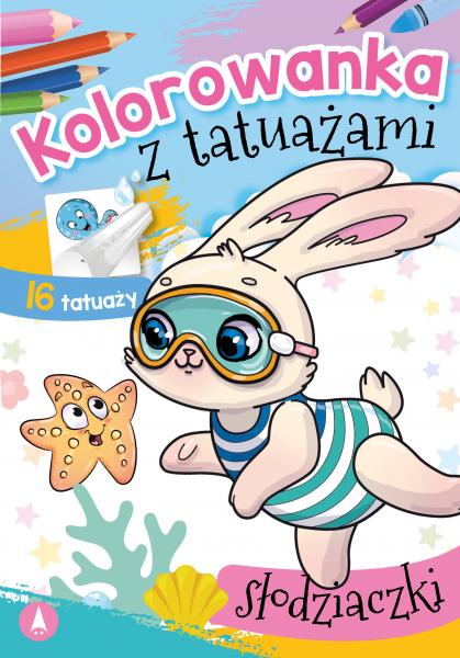 

Kolorowanka Z Tatuażami Słodziaczki 16 tatuaży