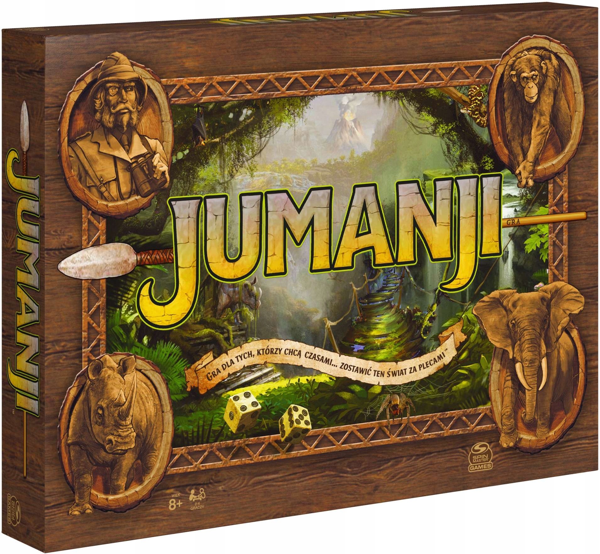 

Jumanji Gra Planszowa Oryginalna Nowe Wydanie