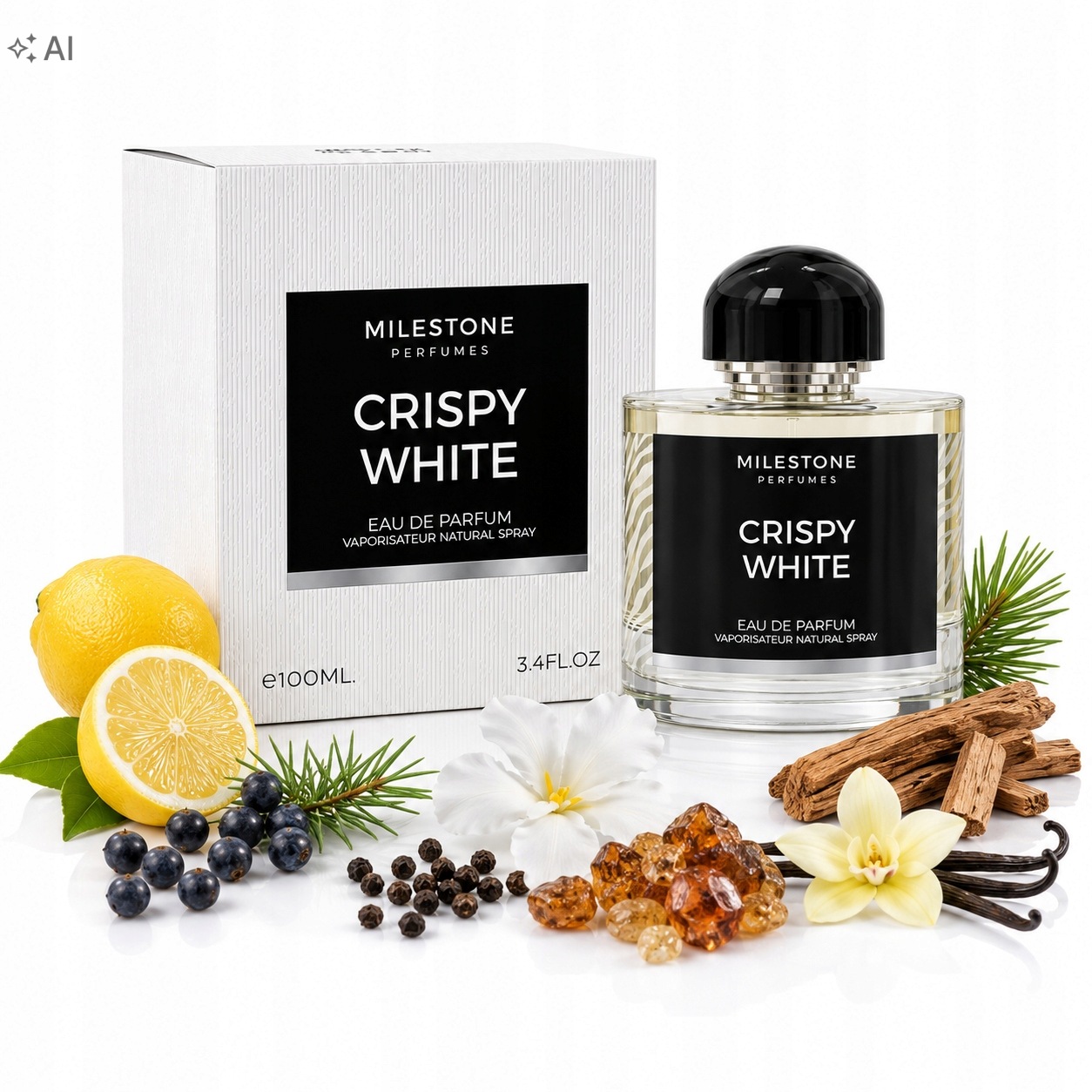 Oryginalne Perfumy Arabskie Emper Milestone Crispy White Edp+gratis