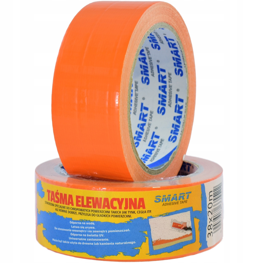 

Taśma Tynkarska 38mm 20 Pomarańczowa Samoprzylepna