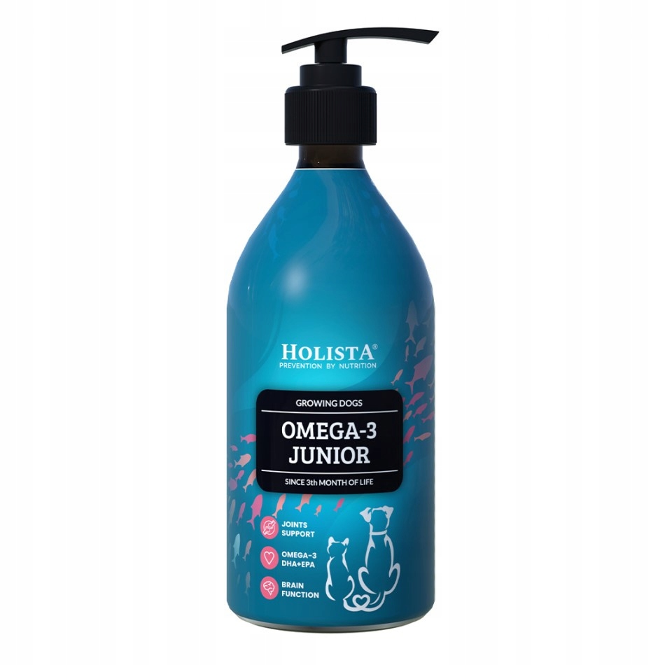 Levně Holista Omega 3 Junior Oil 400 ml Podpora rozvoje a odolnosti štěňat
