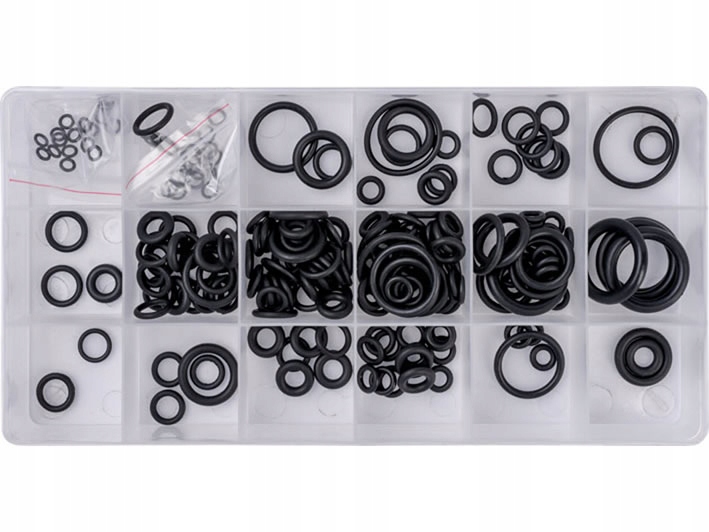 ZESTAW ORINGÓW, USZCZELEK - UNIWERSALNE 225szt