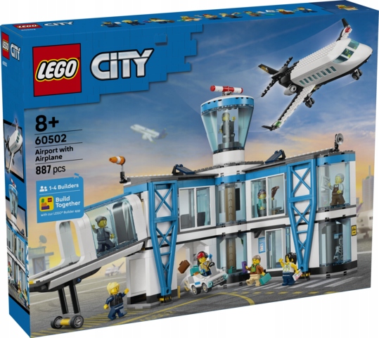 Lego – Město – Letiště S Letadlem – 60502