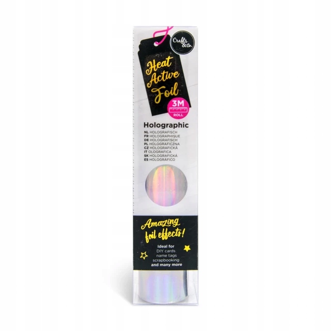 FOLIA DO ZŁOCEŃ NA CIEPŁO ROSE GOLD RÓŻOWE ZŁOTO 150 mm x 300 cm EMBOSSING Producent Inna