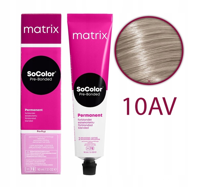 

Matrix Farba SoColor Pre-Bonded 10AV 90 ml