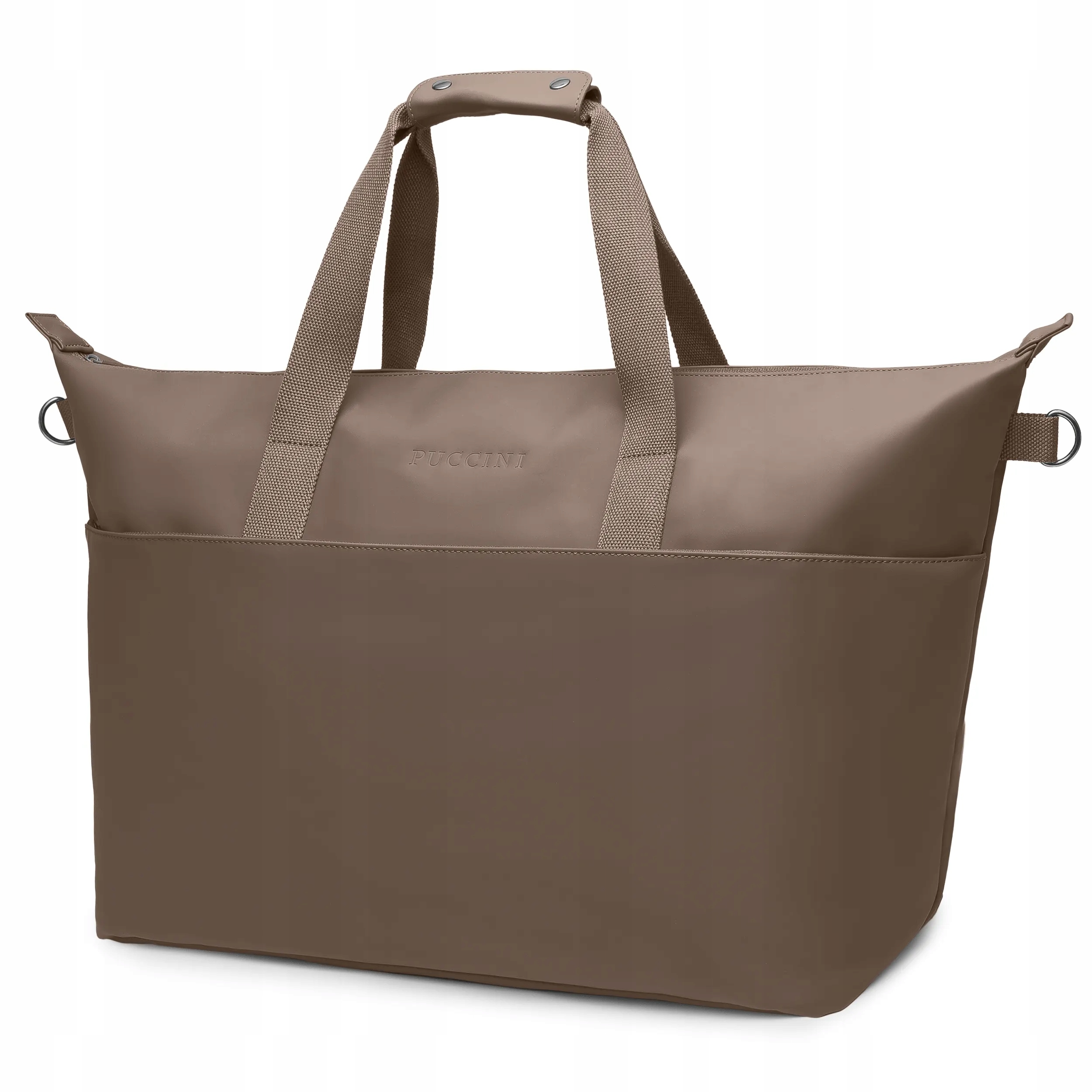 Torba Podróżna Weekendowa Wodoszczelna Duża Brązowa Puccini TD251-2