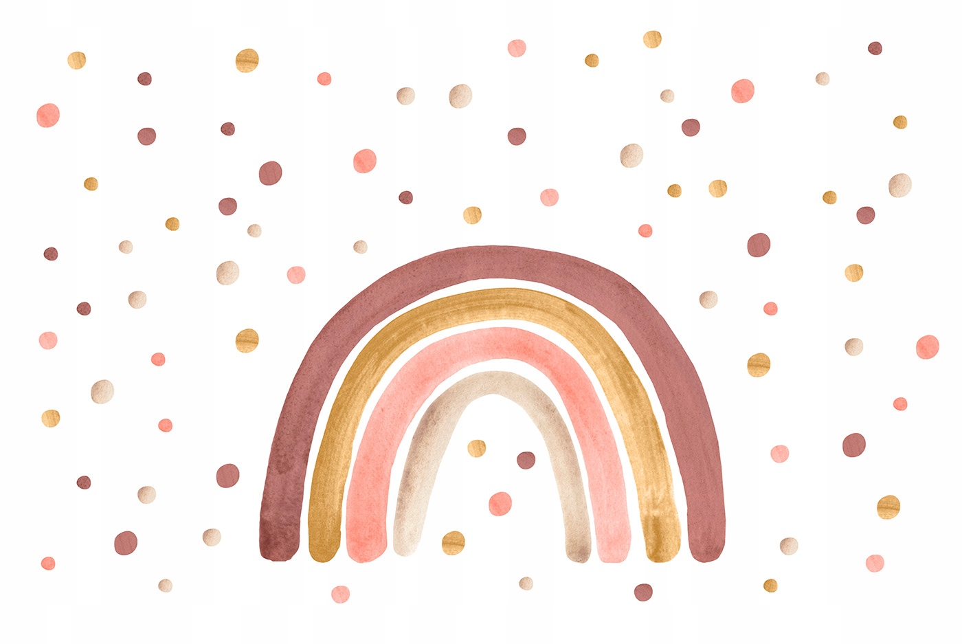 

Naklejka ścienna tęcza akwarelowa szerokość 180 cm