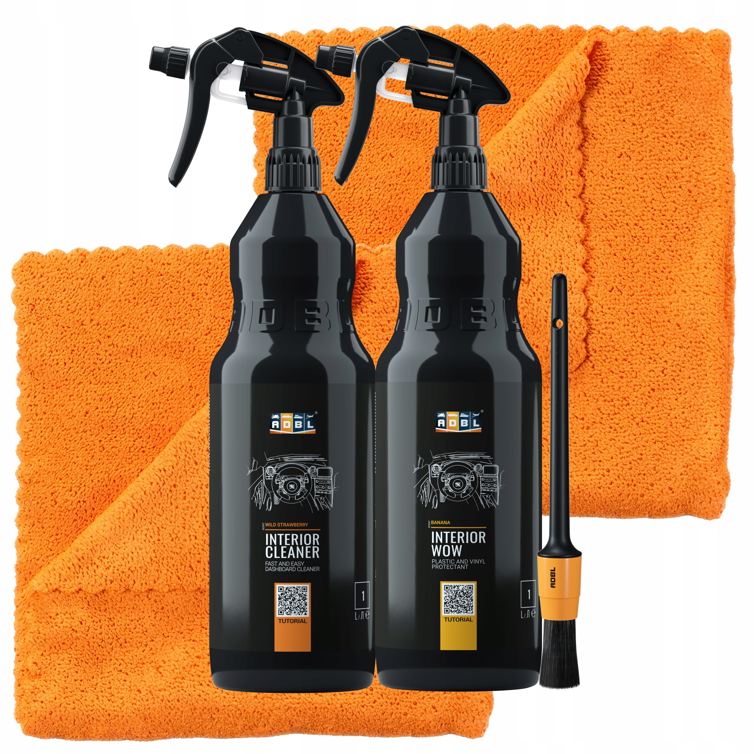 ADBL Interior WOW + cleaner - zestaw do plastików