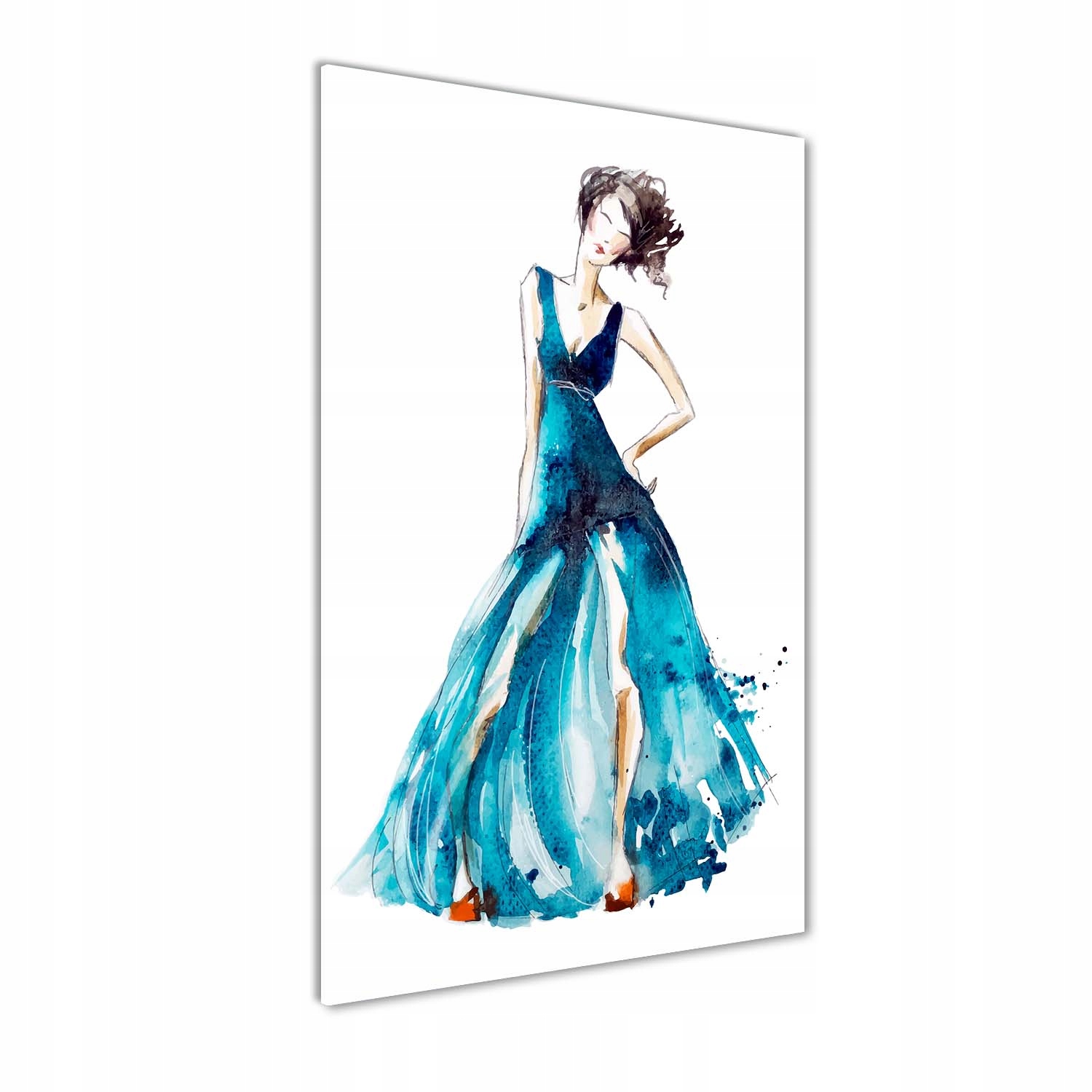 Foto obraz sklo Ilustrace módy 50x100 cm