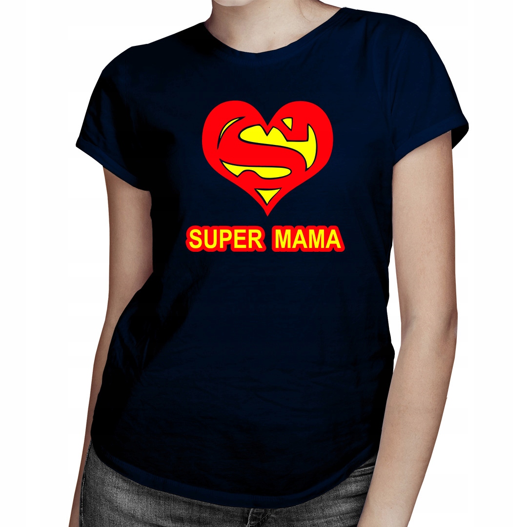 

Super mama v2 - koszulka z nadrukiem dla mamy