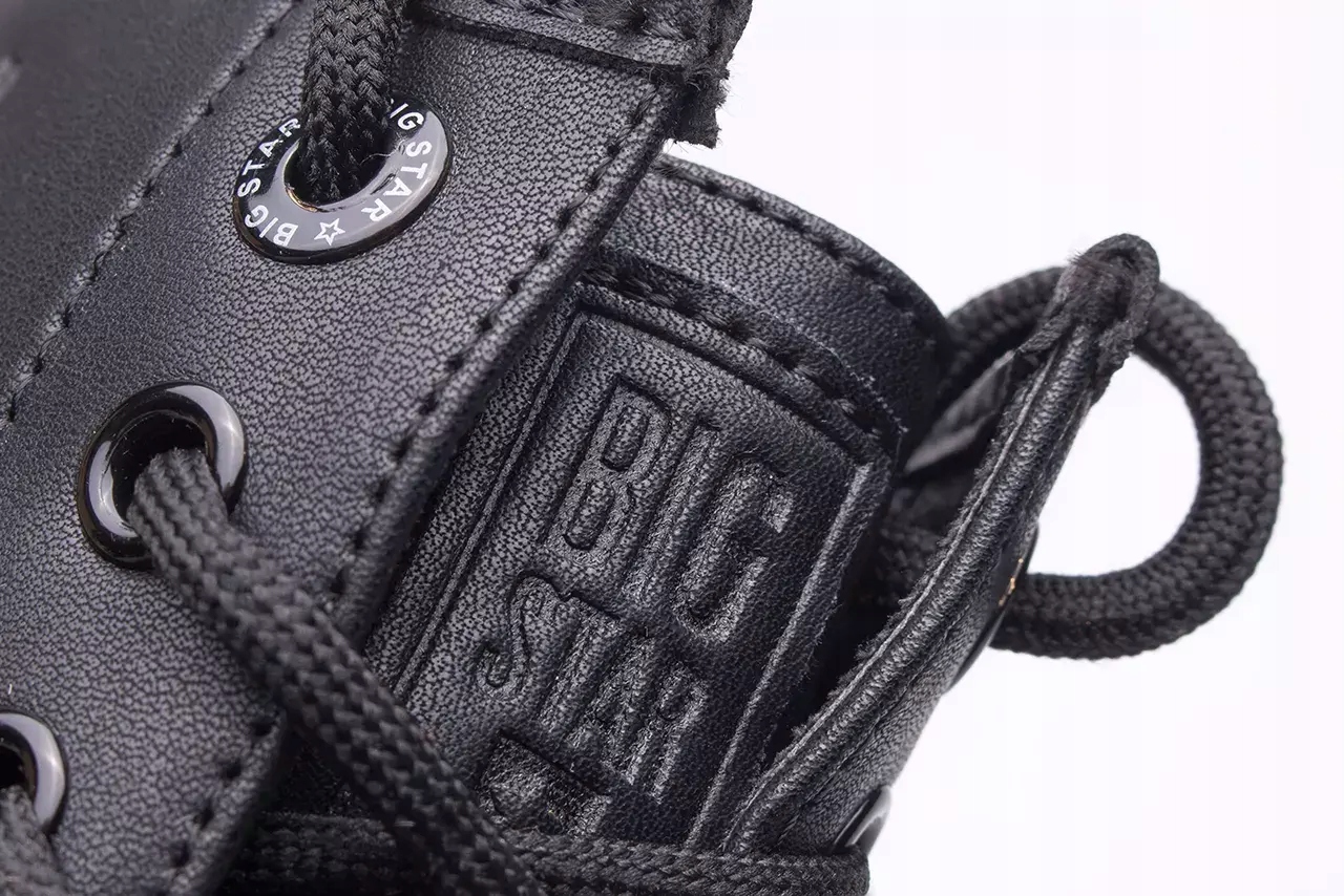 BUTY DAMSKIE GLANY BIG STAR WYSOKIE ZIMOWE WORKERY TRAPERY KK274537 Rozmiar 38