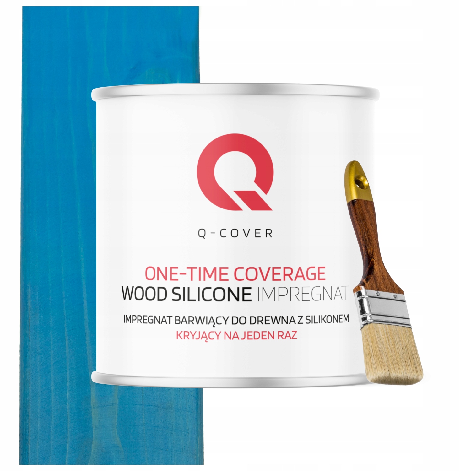 Impregnat Na Dřevo Krycí Na Jedno Použití Extra Barva Modrá 2,5 L Dárek