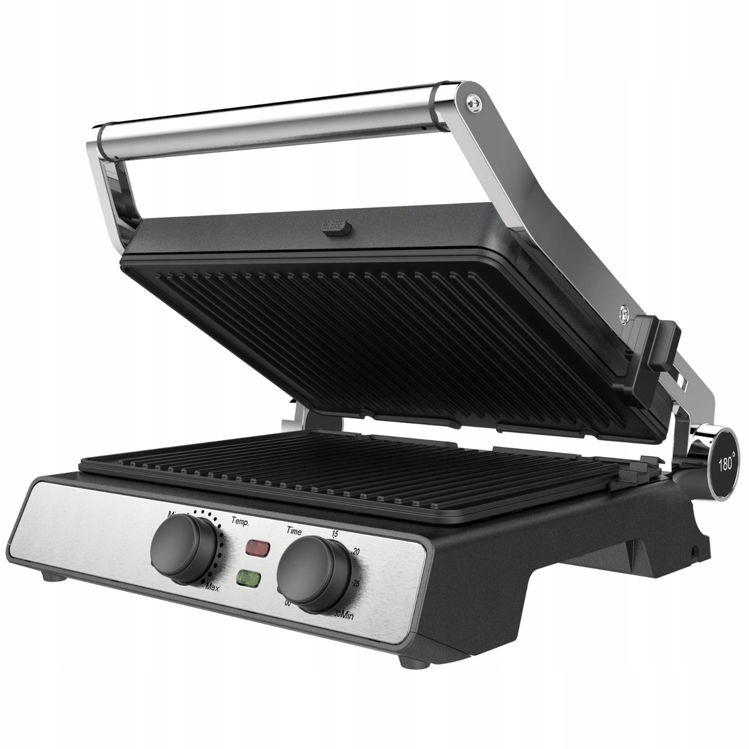 Grill elektryczny opiekacz do panini wyjmowane płyty Ilag rozkładany 2000W