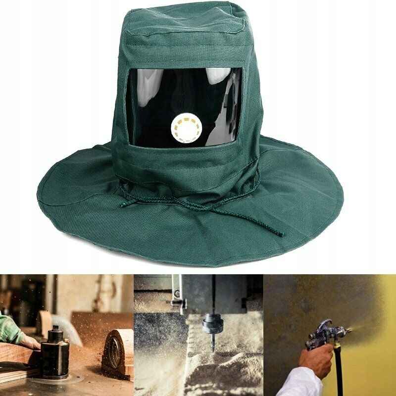 MASKA DO PIASKOWANIA Z KASKIEM HEŁM OCHRONNY Marka Inny