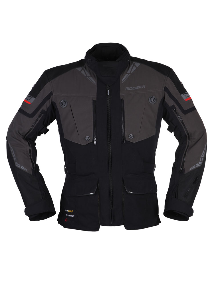 Kurtka motocyklowa Modeka Panamericana II czarno-ciemno szara L