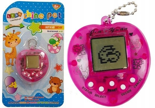 

Gra Elektroniczna Tamagotchi Różowa z łańcuszkiem