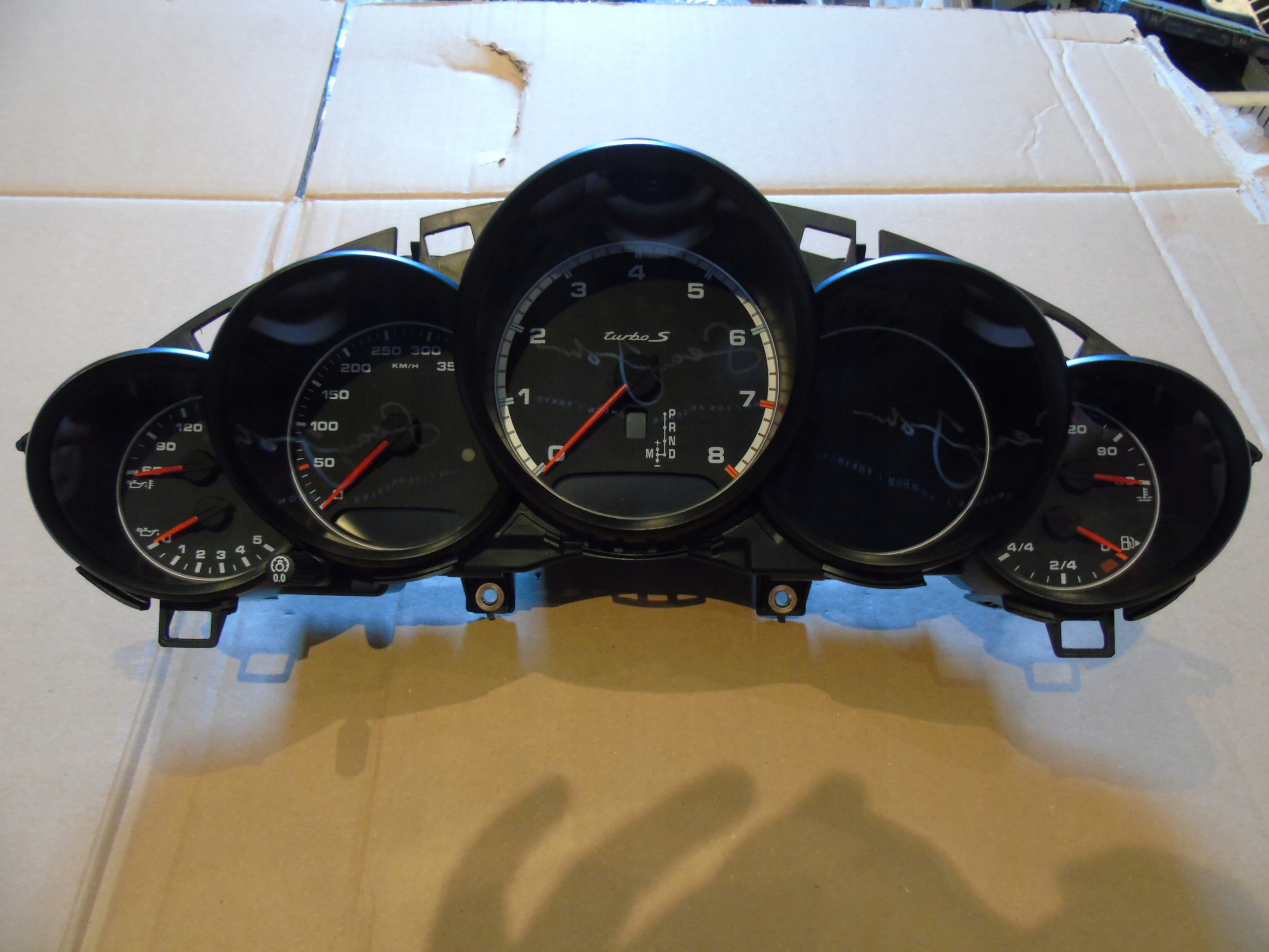 dials clock PORSCHE PANAMERA 970 TURBO S LIFT 1 9
